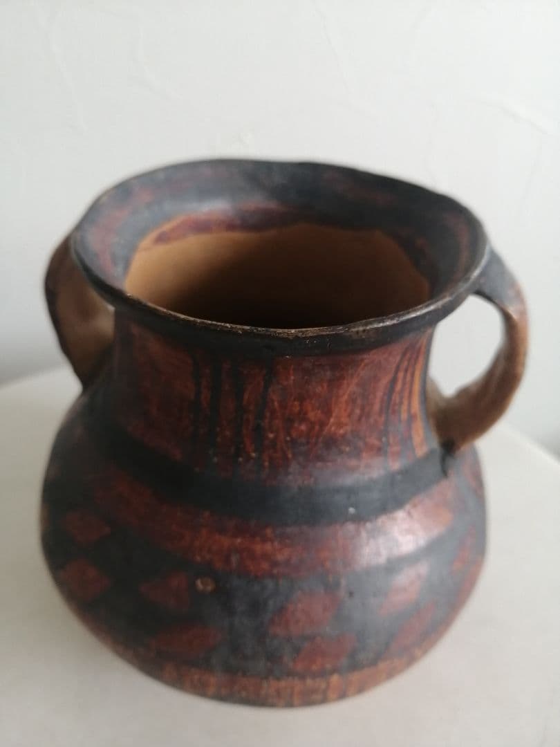 発掘品 彩色 二耳 アンダーソン土器 土器