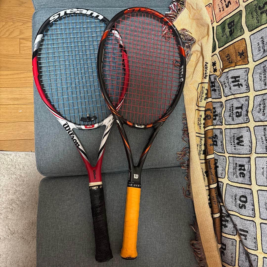 Wilson Steam テニスラケット 2本セット　steam 95 g2