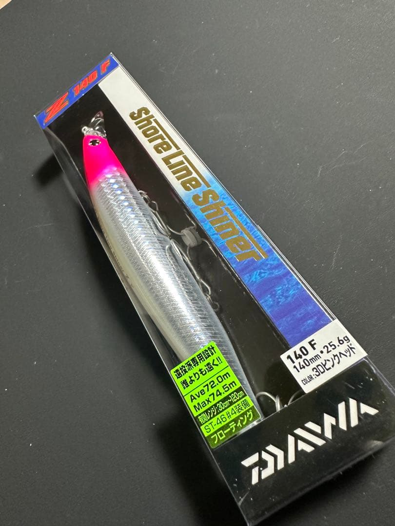 【廃盤】3Dピンクヘッド_ショアラインシャイナーZ_140F_ダイワ