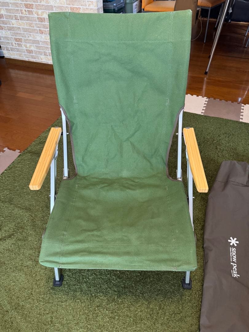  peak ローチェア30 廃盤　グリーン