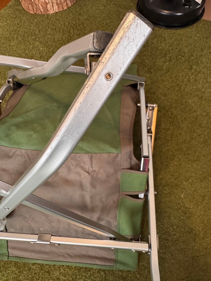  peak ローチェア30 廃盤　グリーン