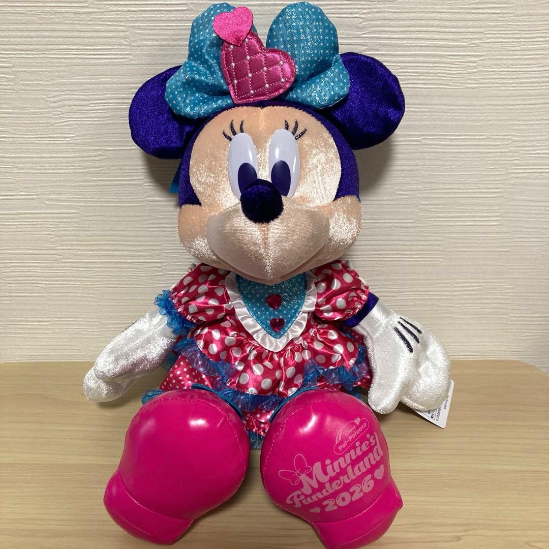 ミニー　ファンダーランド ミニパル ぬいぐるみ　ぬいば　ワッペン　セット