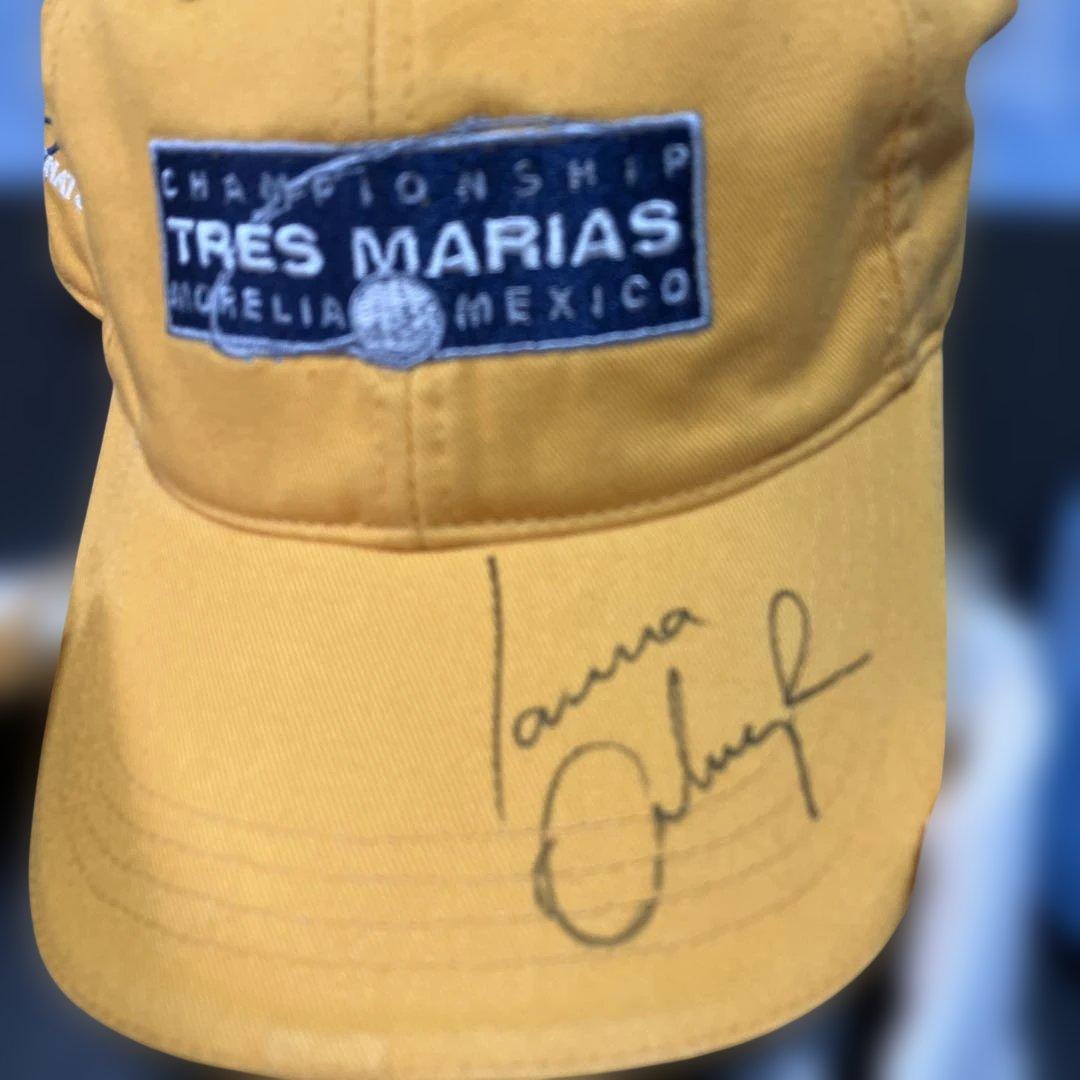 海外プロゴルファー直筆サイン入りキャップ