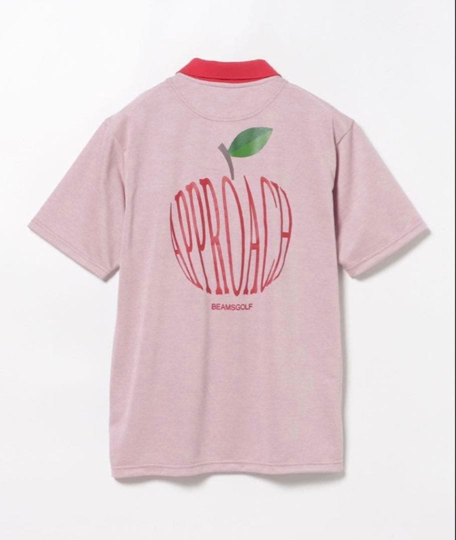 BEAMS GOLF フルーツロゴ クレリックポロシャツ