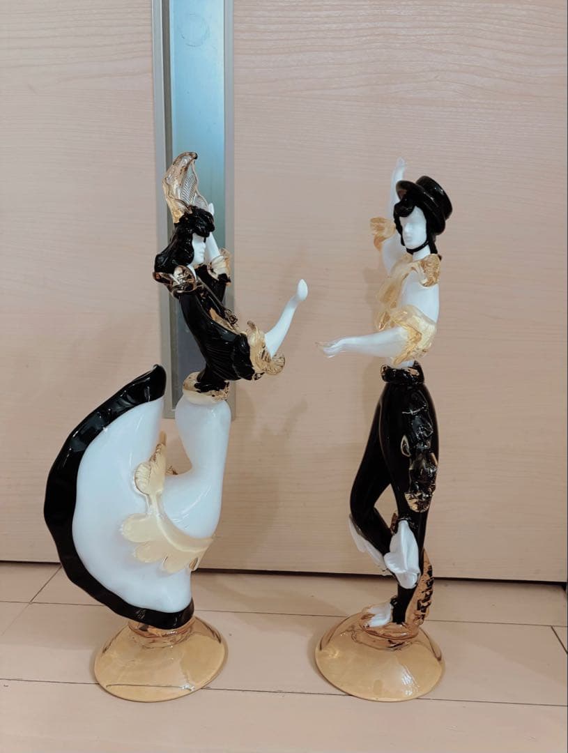 れ*い様 ベネチアンガラス　2体セット（北一硝子）