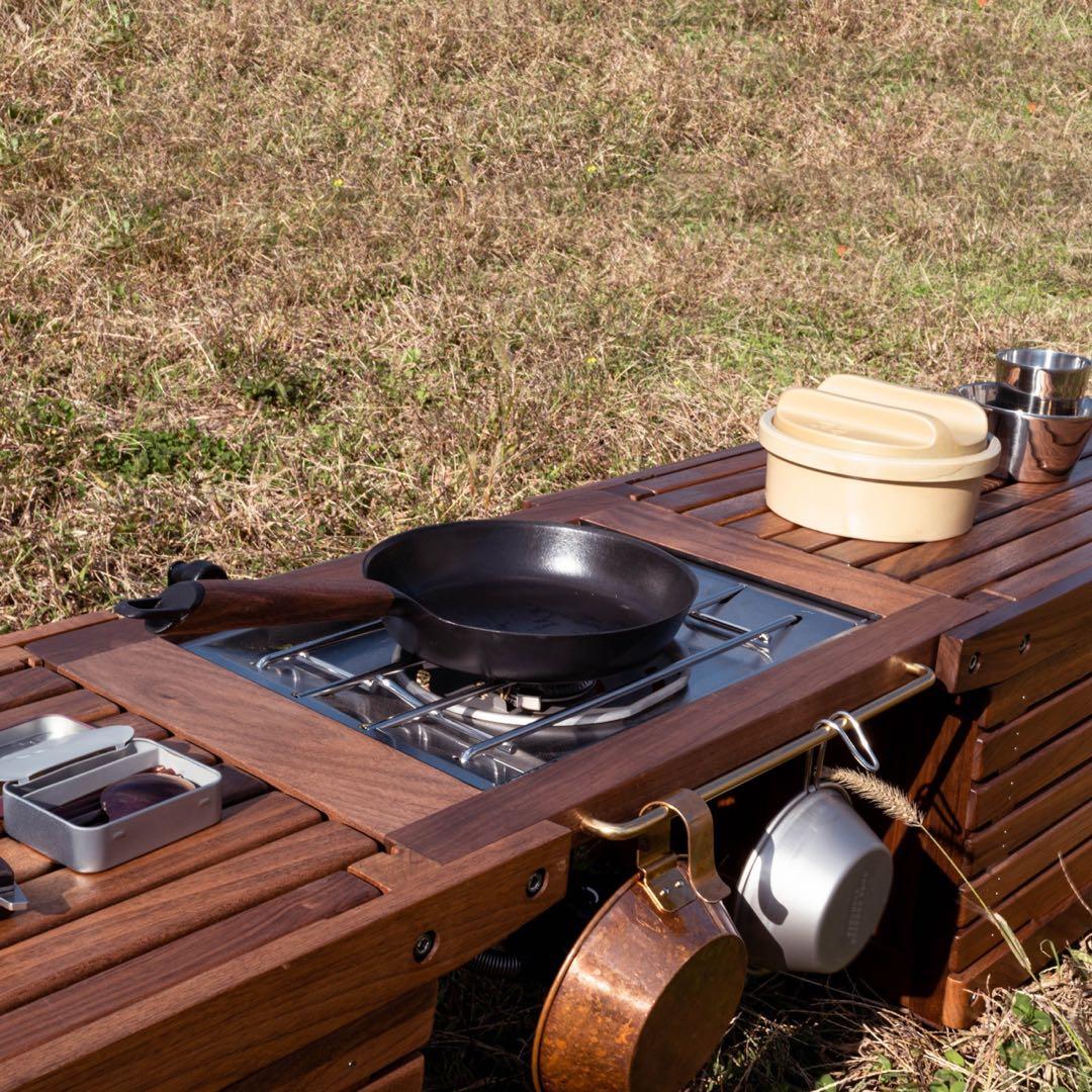 ikiki イキキ　バーナーエクステンションテーブルウォルナット