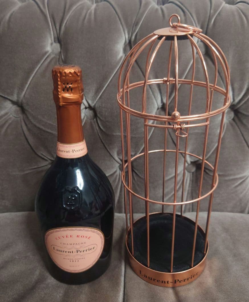 ローランペリエ ロゼ 750ml 限定専用ケース 未開封 ピンクゴールド 鳥かご