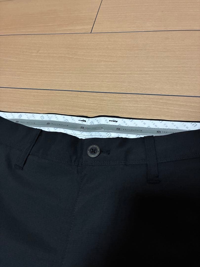 春物【トラヴィスマシュー】アンクルパンツ Mサイズ ブラック