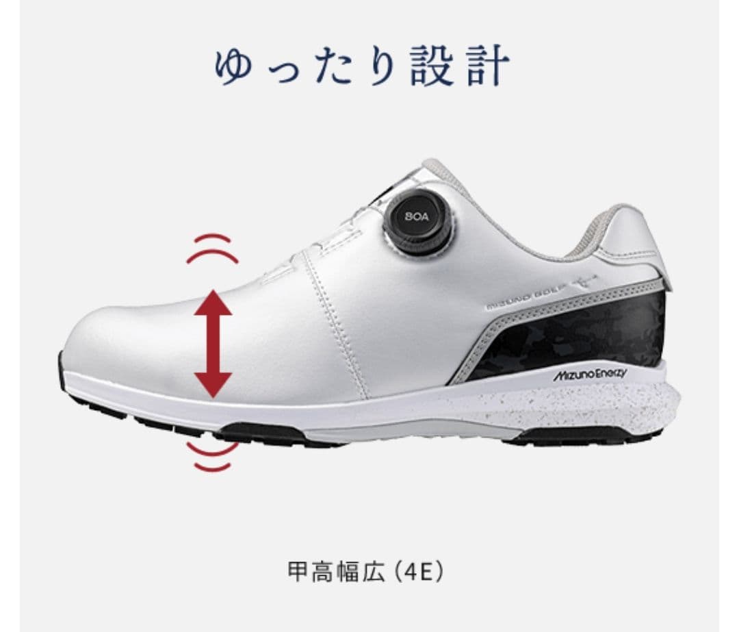 新品未使用！ミズノBOAタイプゴルフシューズ　26.5cm