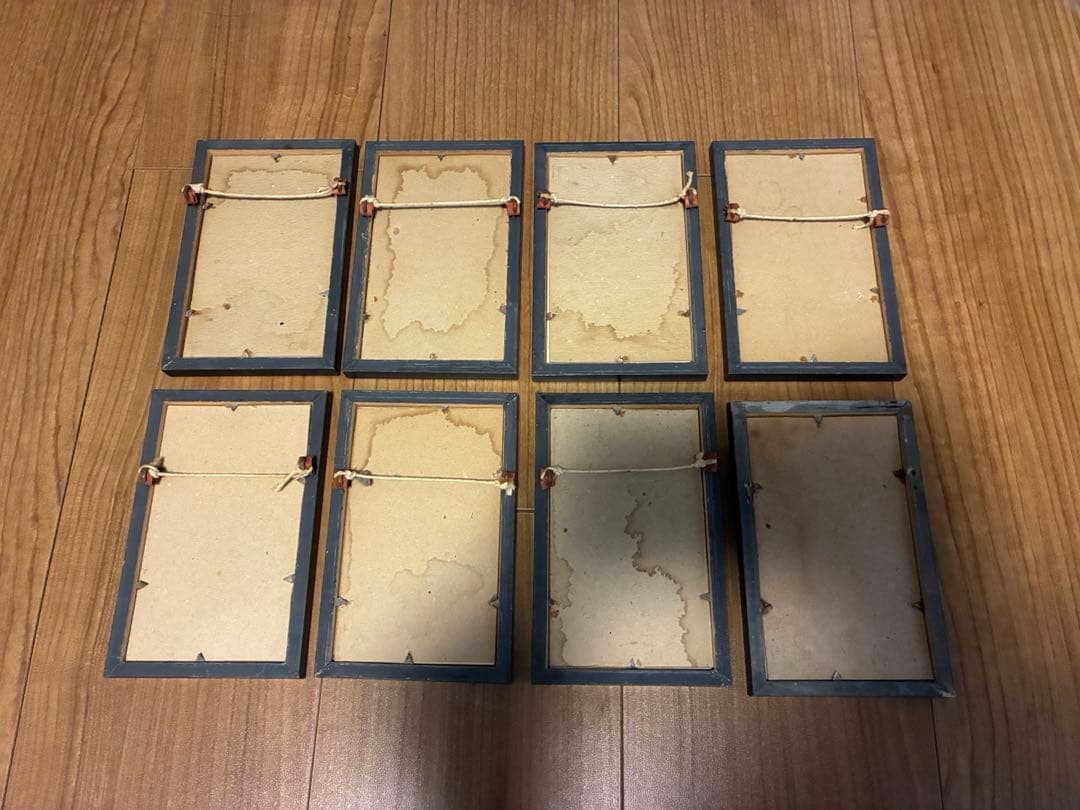 シルエット 影絵 フレーム アンティーク ヴィンテージ オブジェ 額 ピクチャー