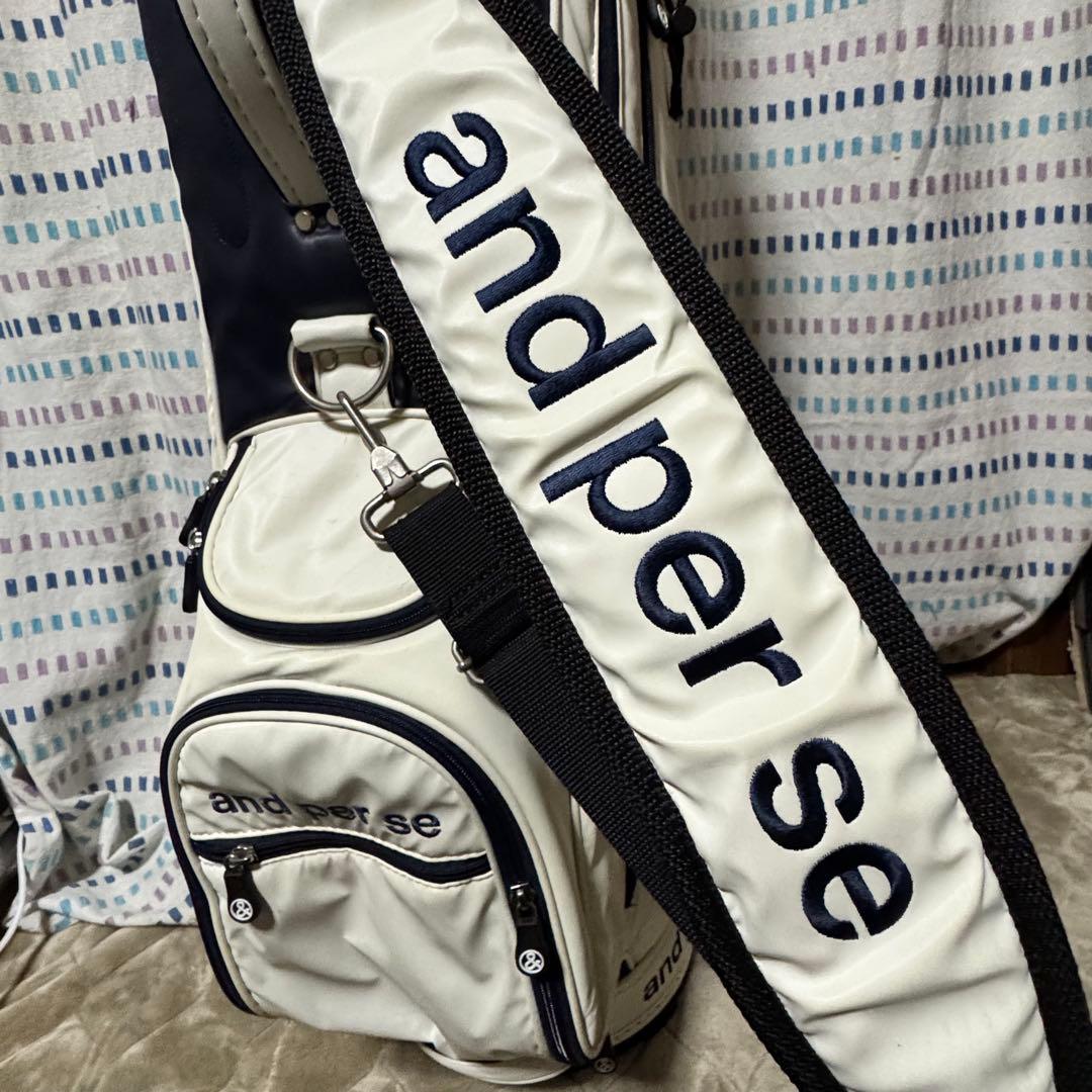 and per se ゴルフバッグ キャディバッグ アンパスィ 少し訳あり