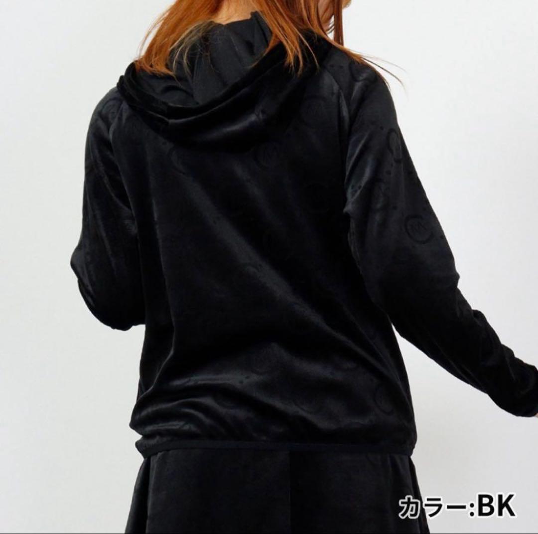 【新品】セシルマクビー　ベロアフーディー セットアップレディースゴルフウエア