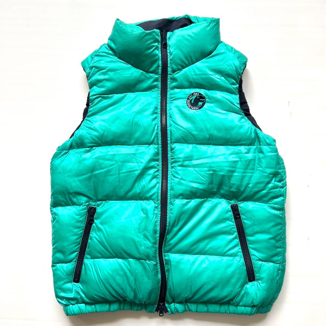 Pearly gates パーリーゲイツ　ダウンベスト　リバーシブル　ワッペン