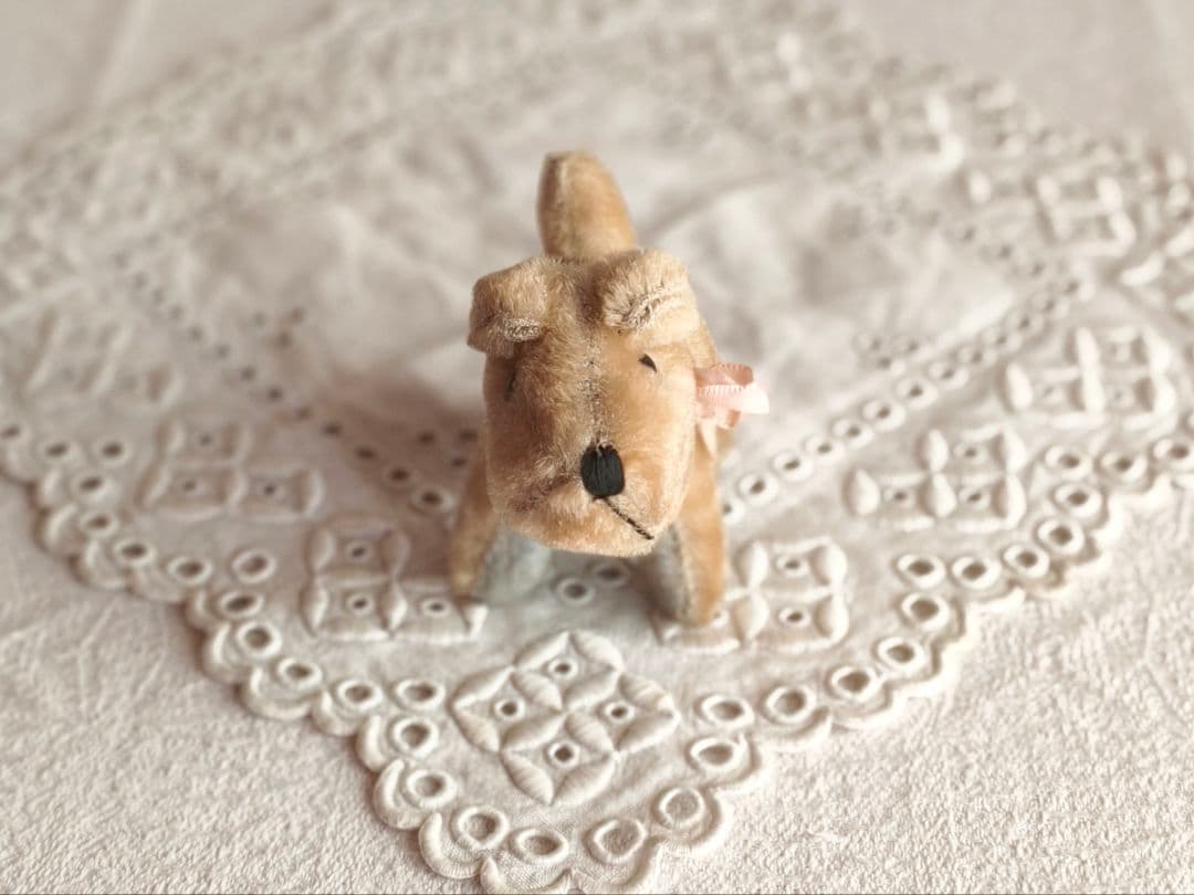 【Daisyさま】vintage teria ♡ 桃色ピンクりぼんの テリアさん