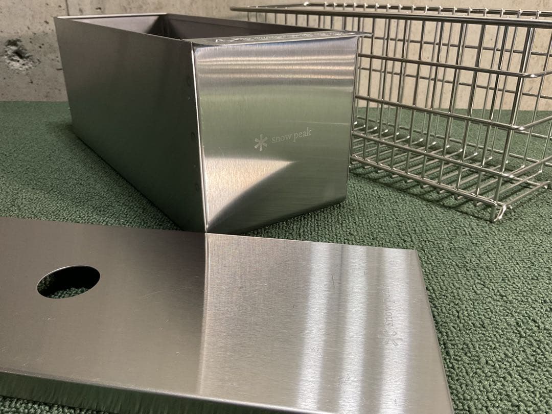 ステンボックスハーフ ＆ メッシュトレー ハーフ 深型 スノーピーク