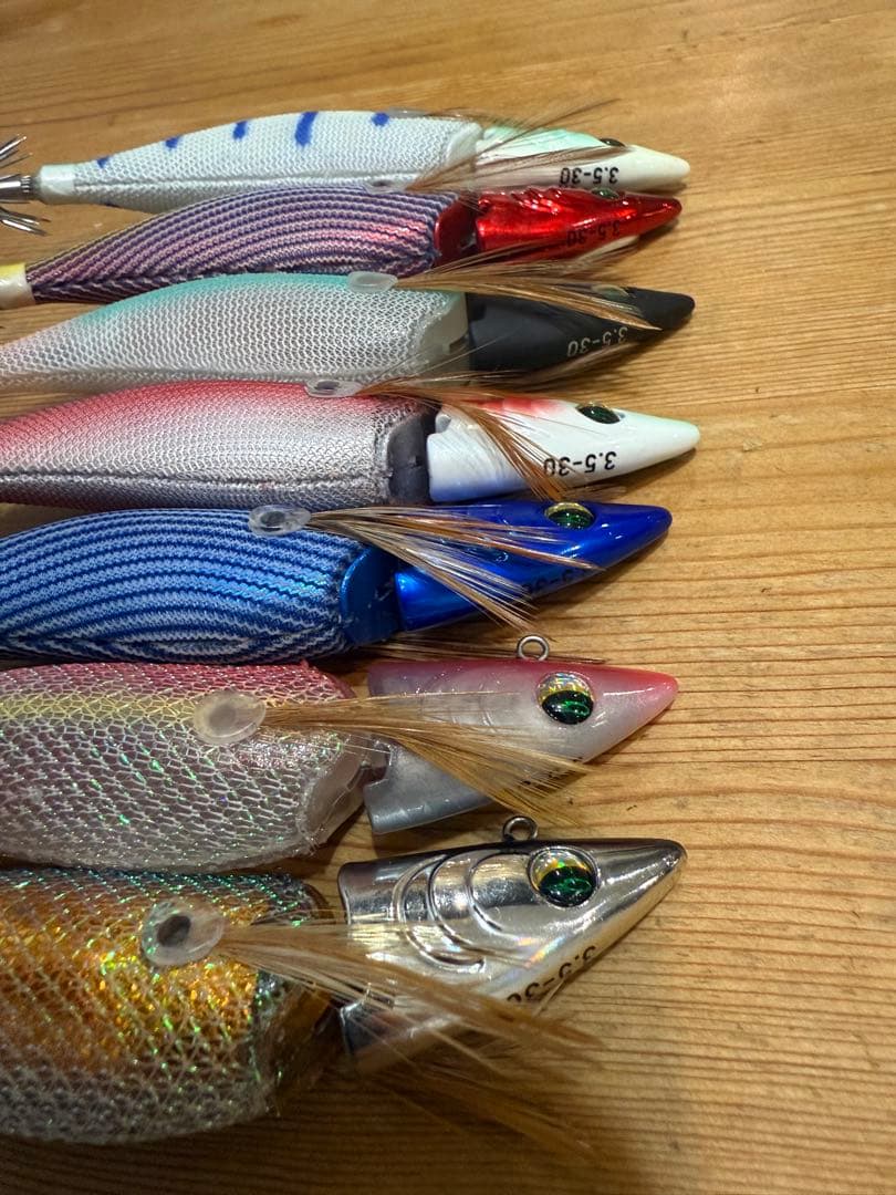 ダイワ　ティップラン用エギ　3.5号　10本　ケース付き