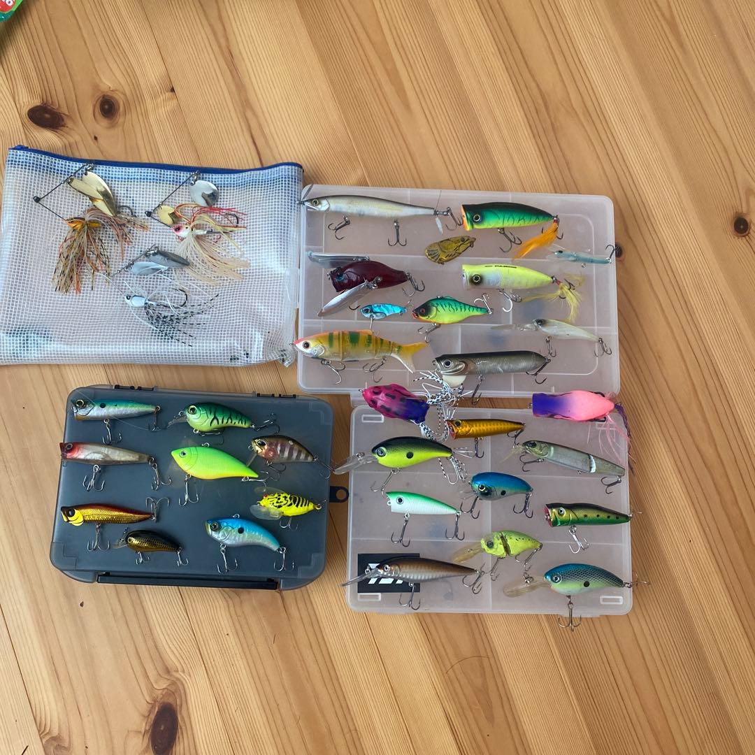 バス釣り　ワーム&ルアー　セット