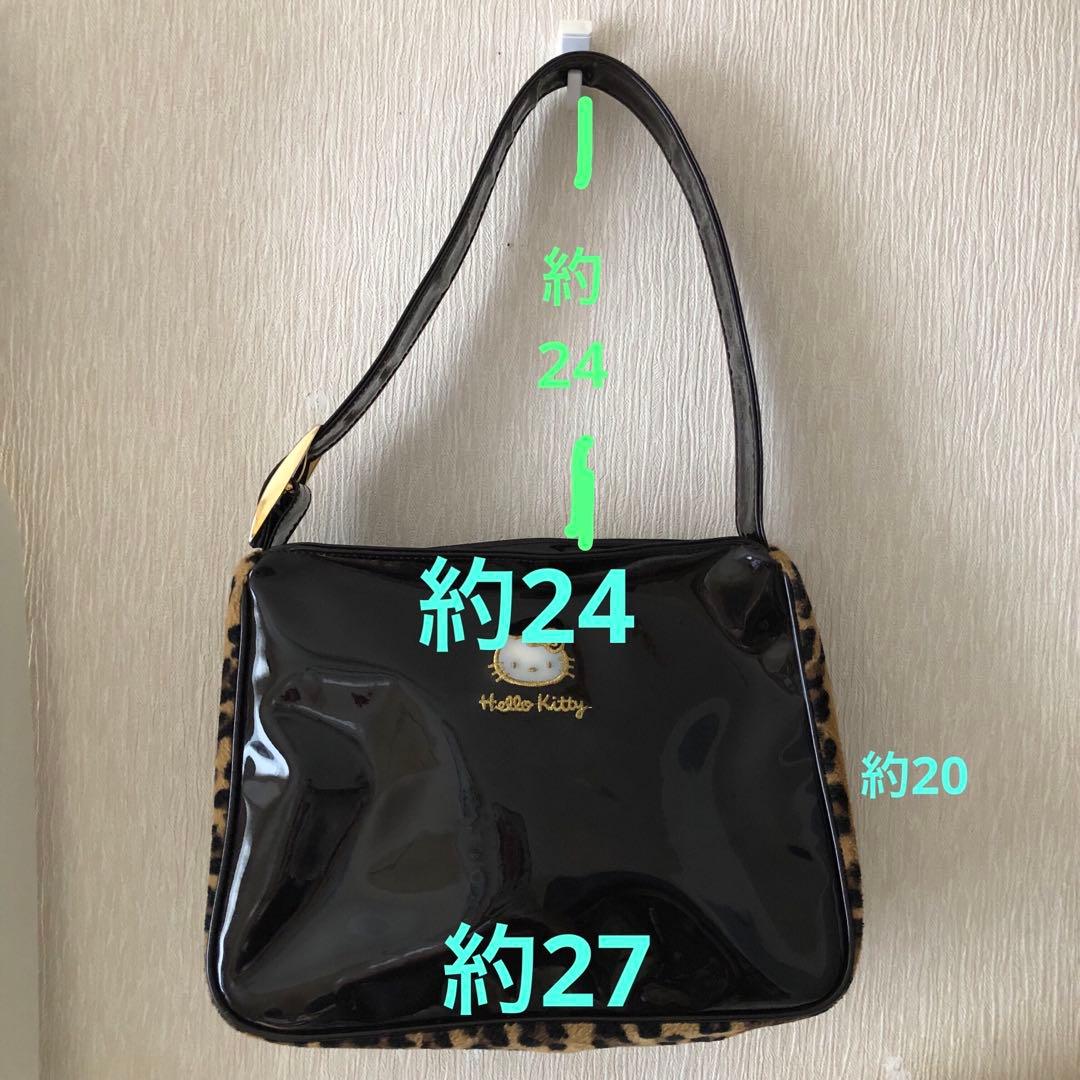 平成レトロ　1997年　サンリオハローキティ　 ヒョウ柄肩掛けバッグ　レア