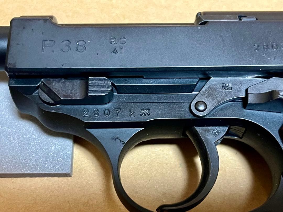 【ジャンク】ワルサーP38 ac41 ガスガン ブローバック マルゼン