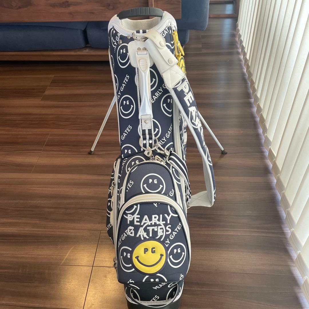 PEARLY GATES スマイリーフェイス ゴルフバッグ