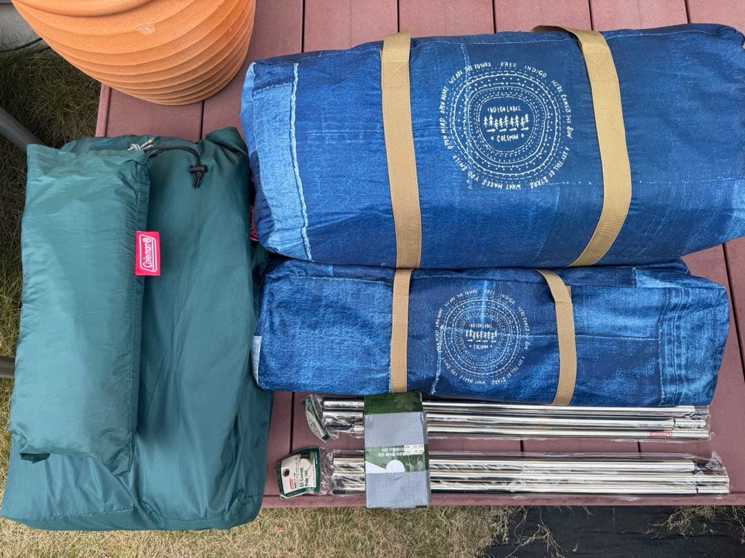 【希少・限定品】コールマン インディゴレーベル テント・タープ 豪華6点セット