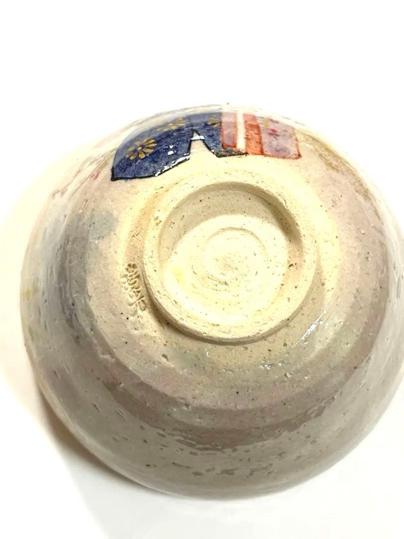 箱付き　京焼 窯元 瑞光窯 雛祭りお雛様　桃の節句 茶道具 茶碗 ひな祭り 瑞光