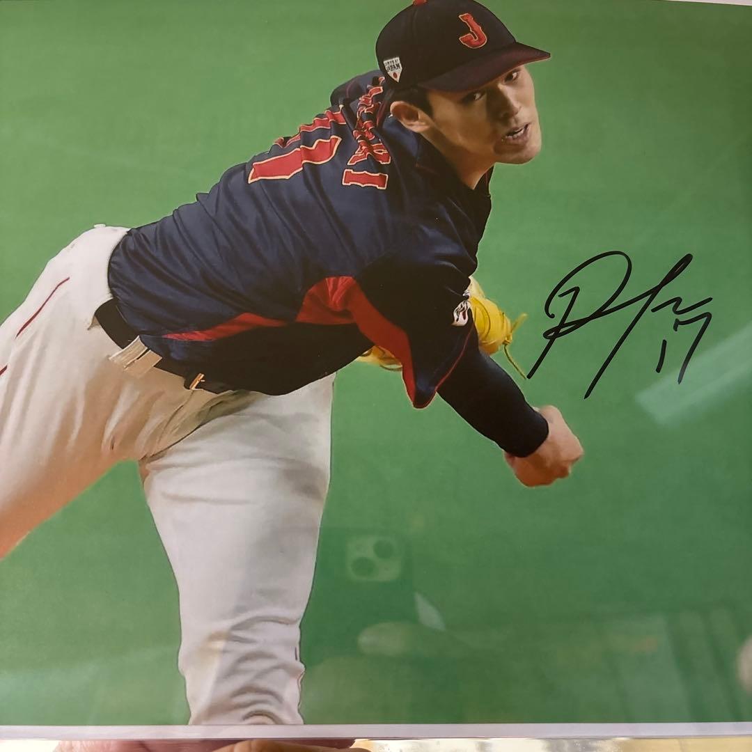 佐々木朗希選手サイン入り写真