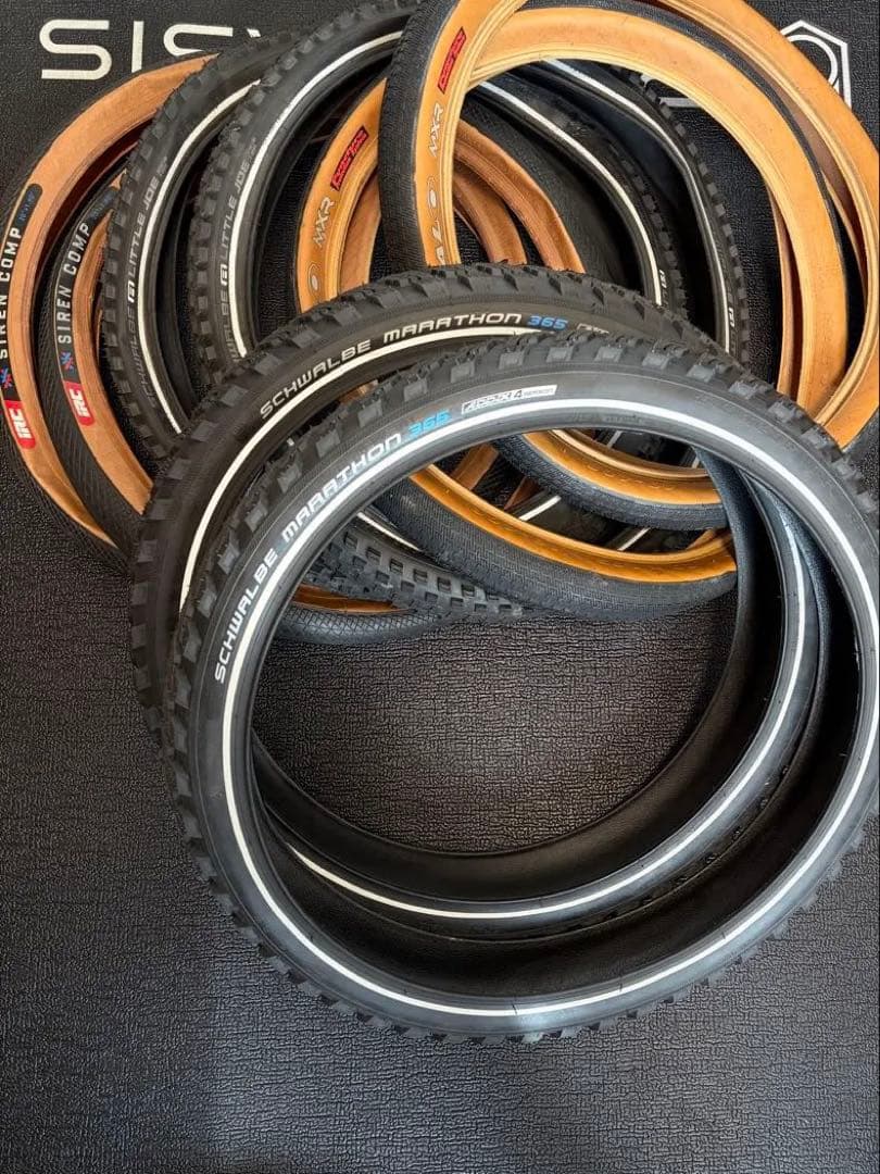 新品 20x21.5シュワルベマラソン 8本セット 406 ミニベロ iタイヤ