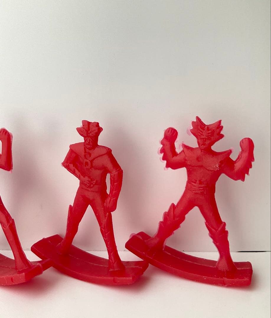 昭和レトロ　レインボーマン　ポリ人形　レア　4点セット