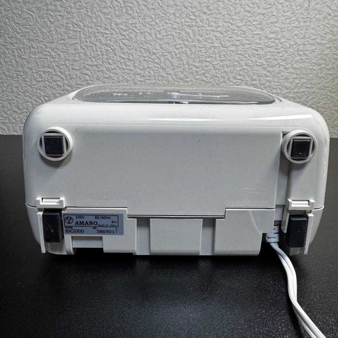 【超美品 】AMANO タイムレコーダー BX2000（タイムカード付き）