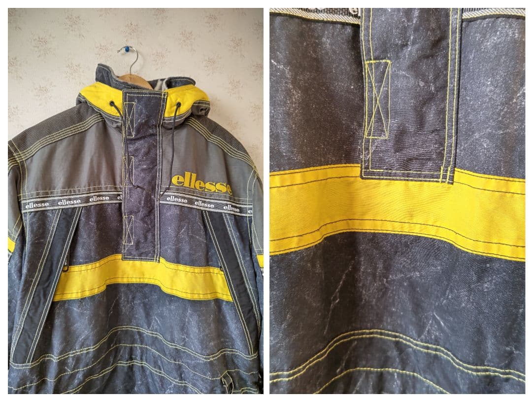 ☆エレッセ ヴィンテージ スキー スノーボードウェア 上下セット L☆