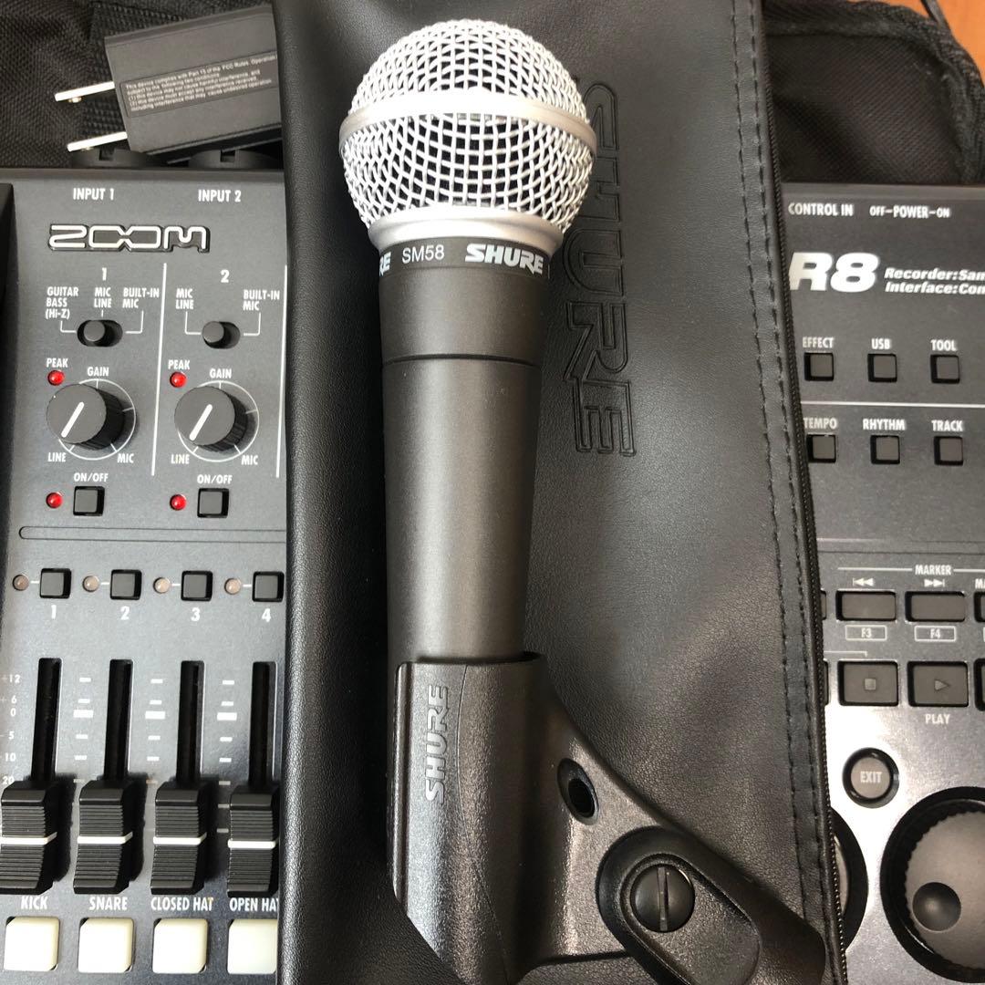 ZOOM R8 マルチトラックレコーダー SDカードマイク ケース付
