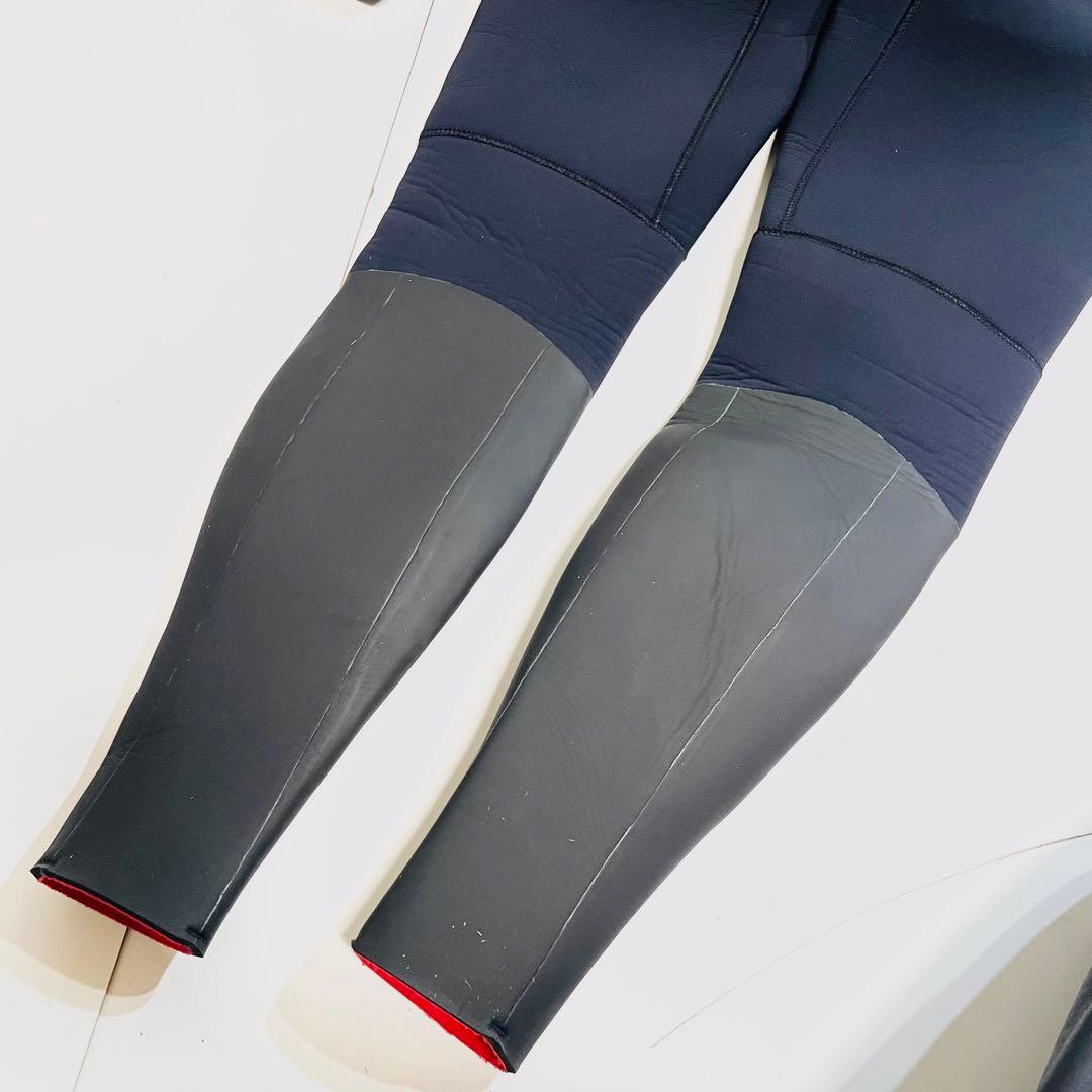 AQUAα セミドライウェットスーツ L 5/3mm ロングチェストジップ