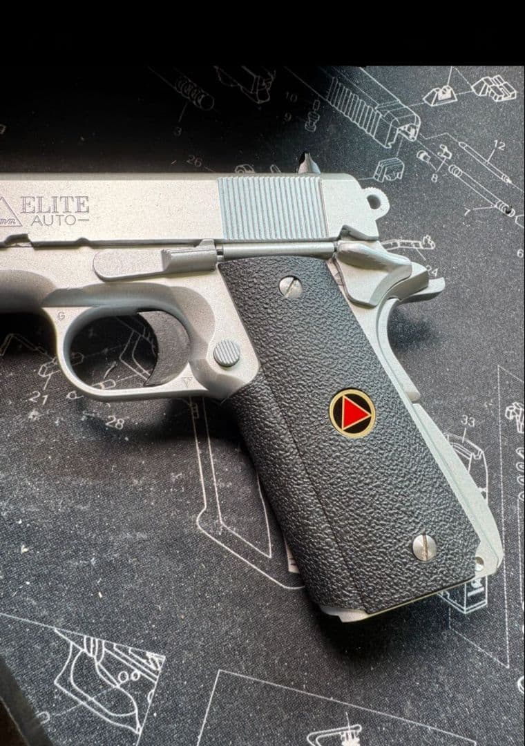 WA デルタエリート　ガスガン シルバー