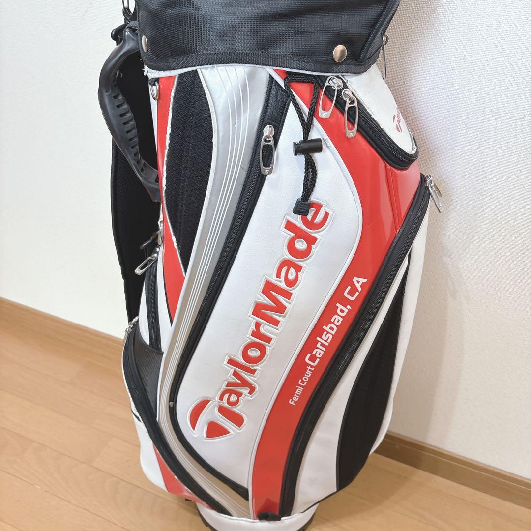 K383 TaylorMade キャディバック 白赤