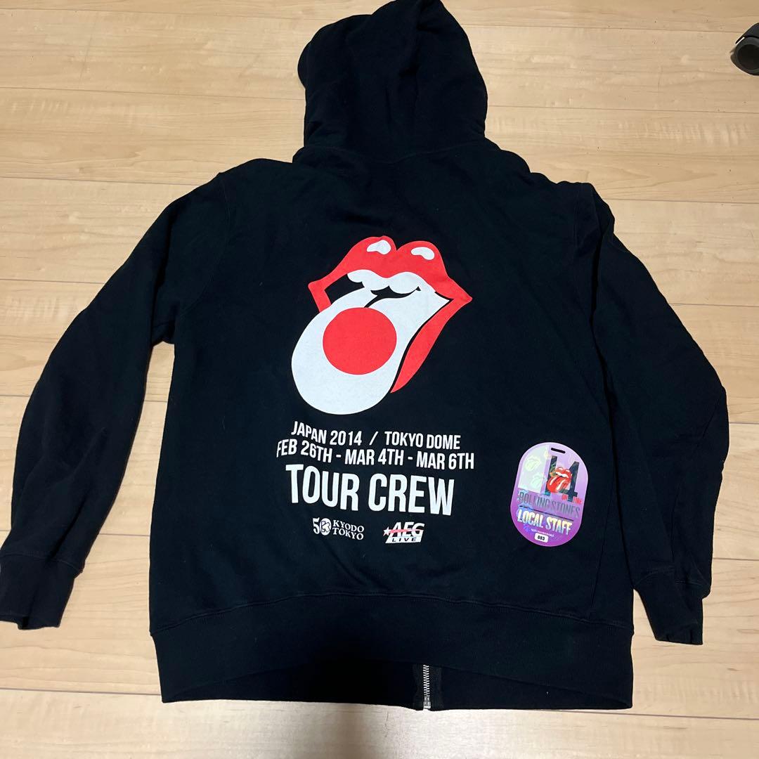 ローリング・ストーンズ ツアークルー パーカー　スタッフtour クールAAA