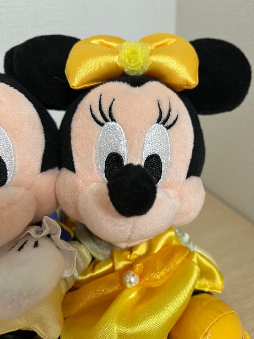 【新品未使用】美女と野獣　ミッキー＆ミニー ペアぬいぐるみ　ランド31周年
