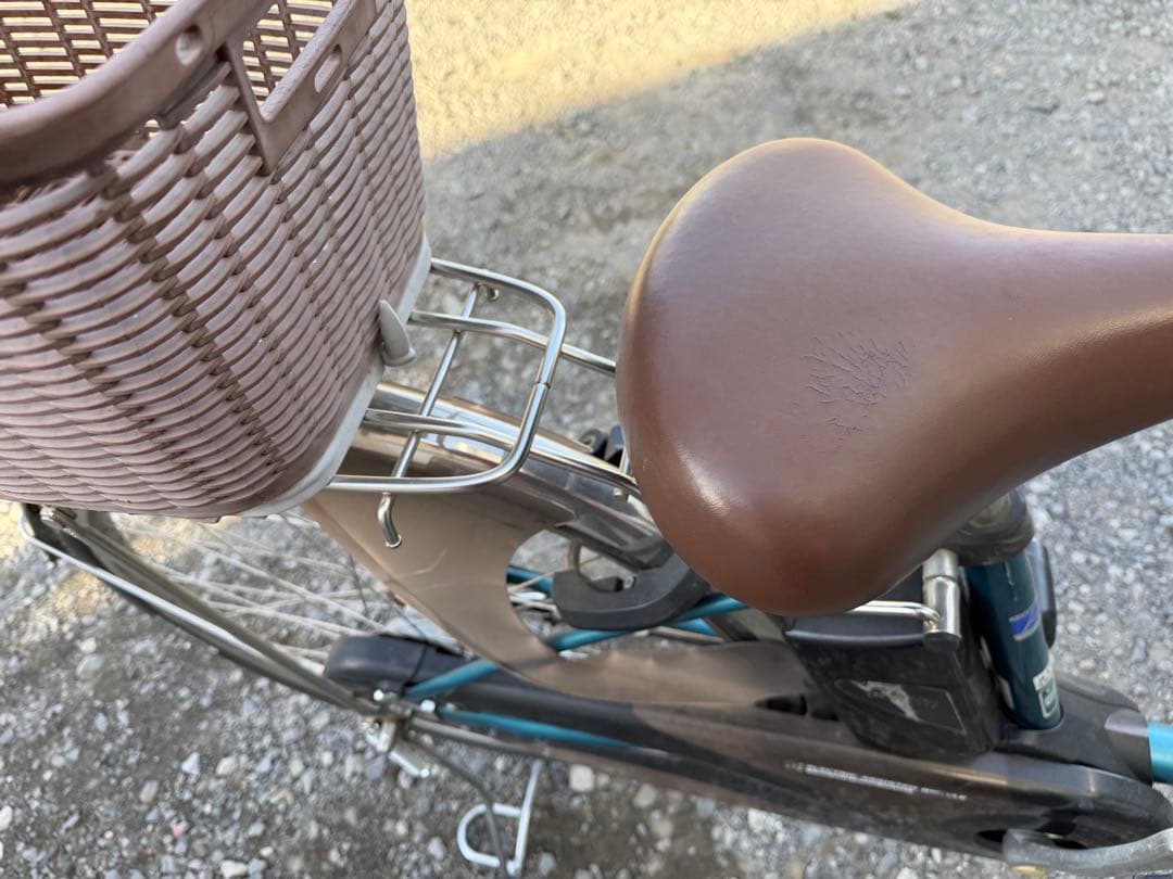 電動アシスト自転車 青色 26インチ