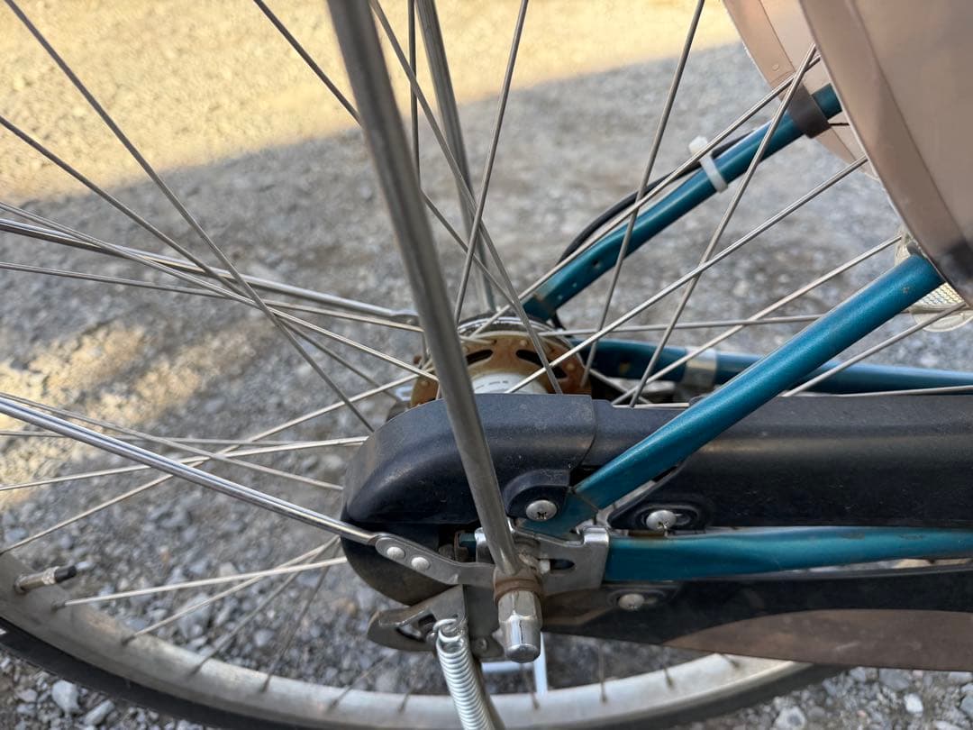 電動アシスト自転車 青色 26インチ