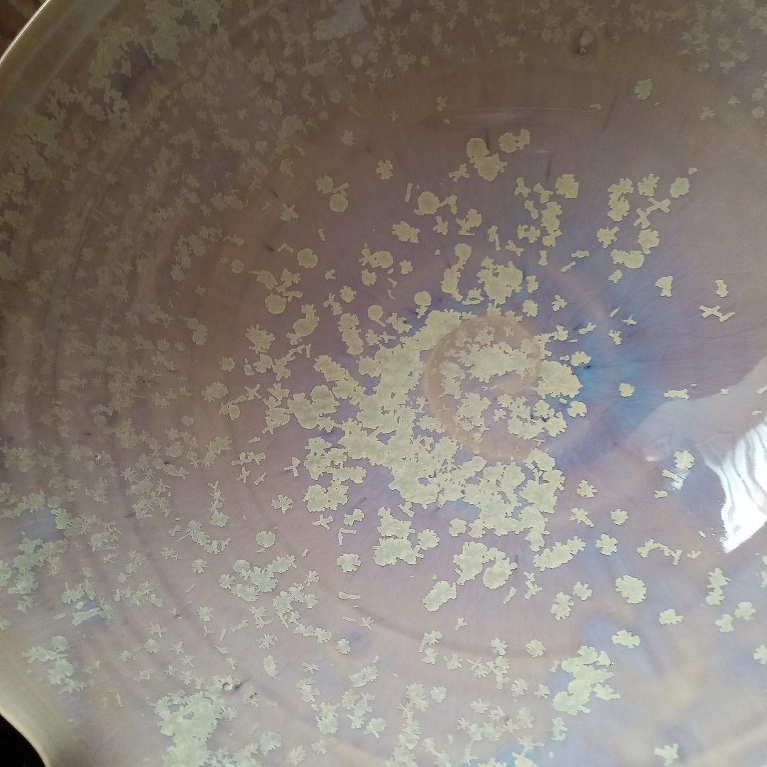 茶道具　春の茶会　大寄せ茶会　桜吹雪　藤紫結晶釉　3鉢　菓子鉢　盛鉢