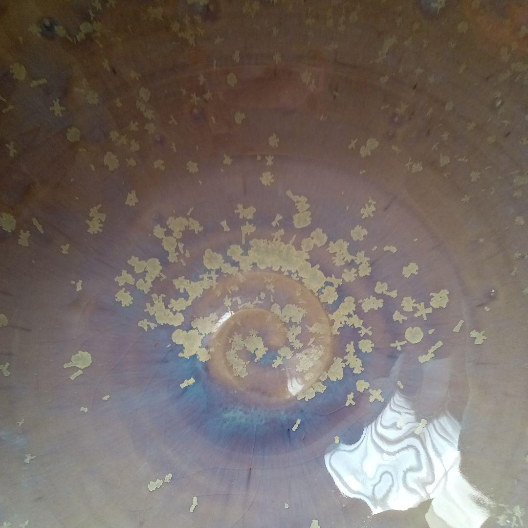 茶道具　春の茶会　大寄せ茶会　桜吹雪　藤紫結晶釉　3鉢　菓子鉢　盛鉢