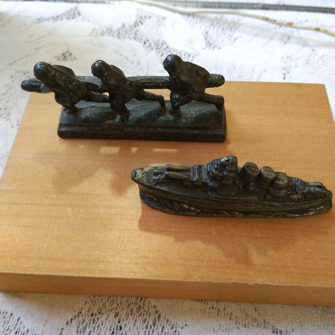 戦前のグリコのおまけ 戦艦と肉弾三銃士