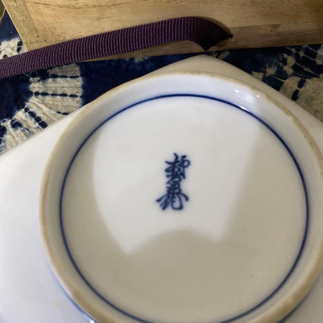 十二代酒井田柿右衛門　染錦銘々皿