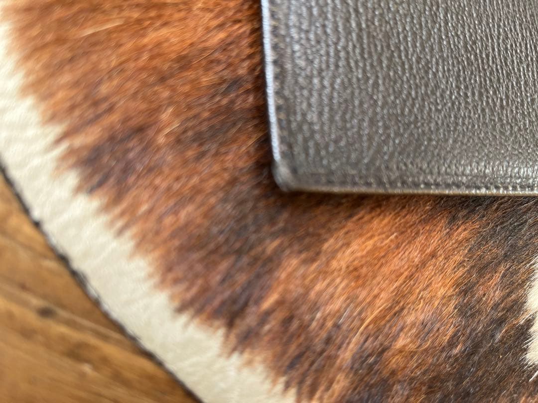 【ビンテージ】イヴ・サンローラン　ブラックレザー ルーズリーフ