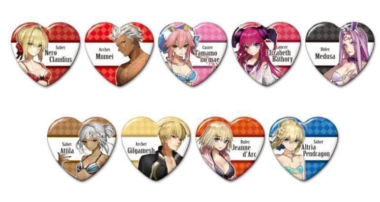Fate/EXTELLA　ハート缶バッジコレクション　バラ50個　未開封品