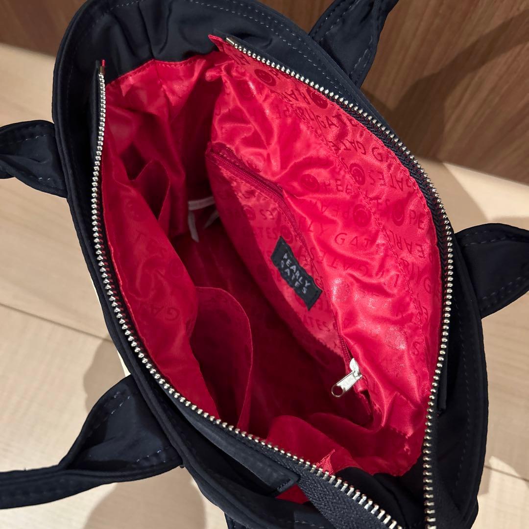 【美品】パーリーゲイツPEARLYGATES SNOOPYワッペン カートバッグ