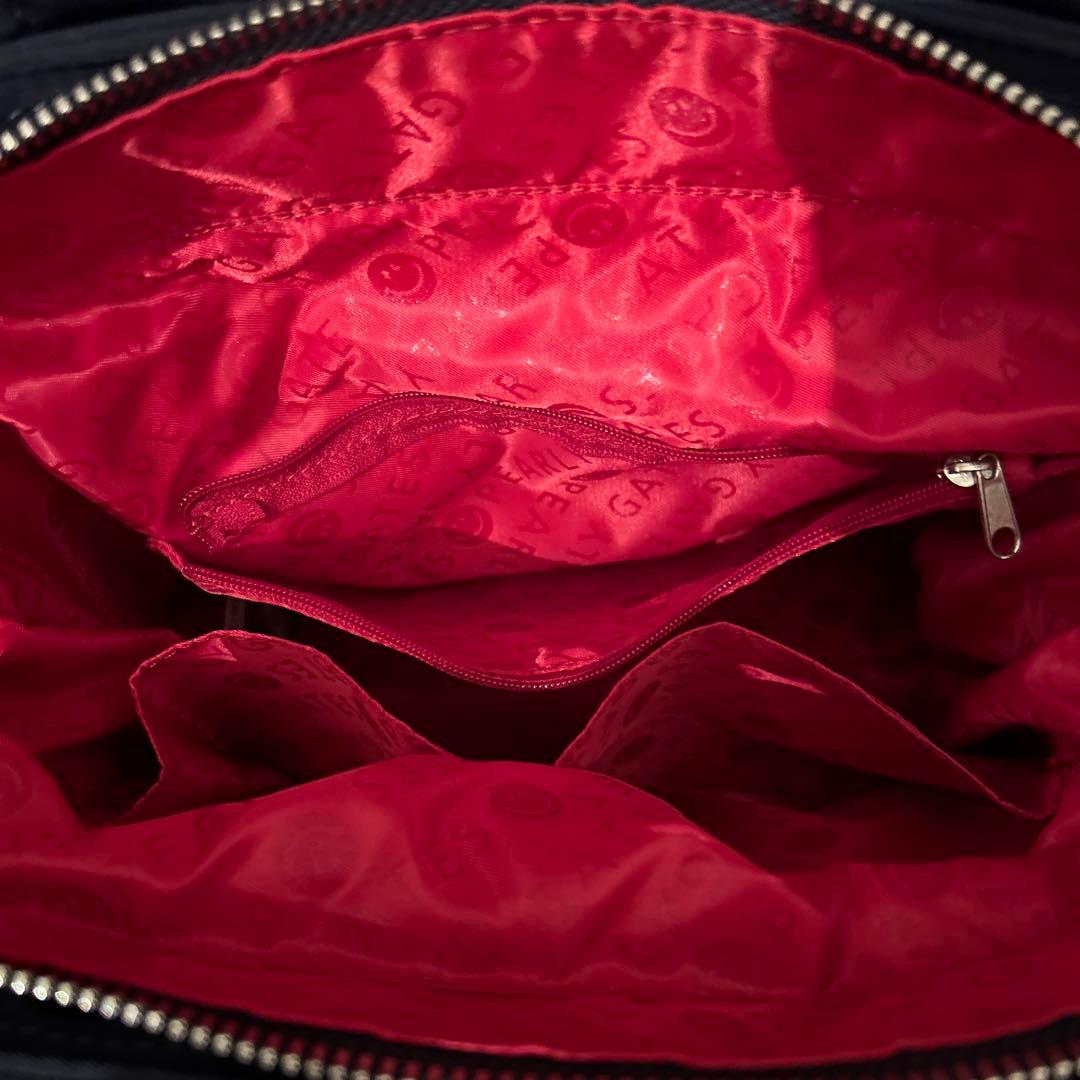 【美品】パーリーゲイツPEARLYGATES SNOOPYワッペン カートバッグ