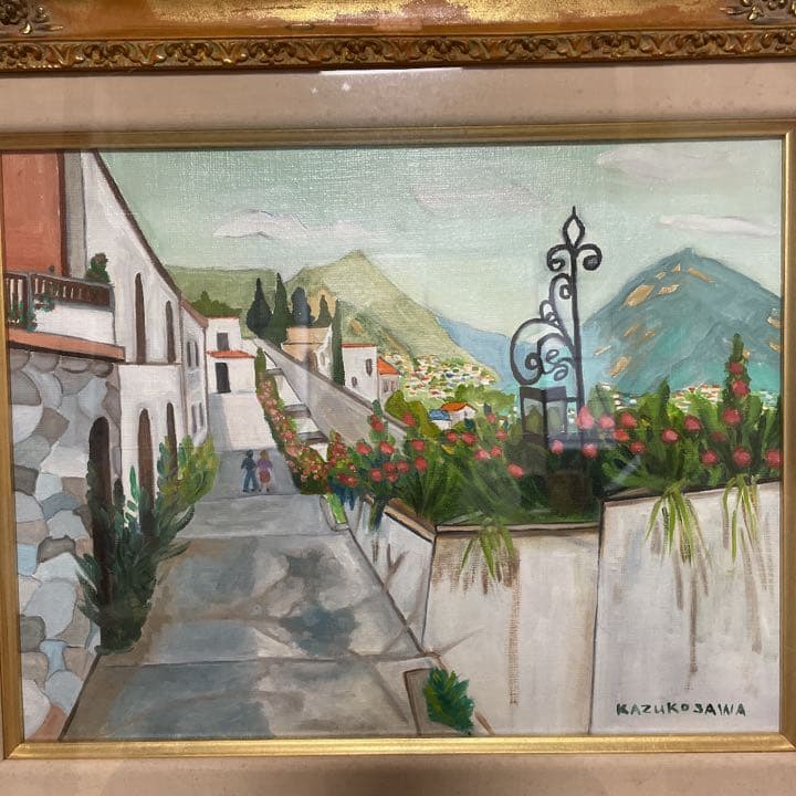 澤　和子　「タオルミナの町かど」　6号