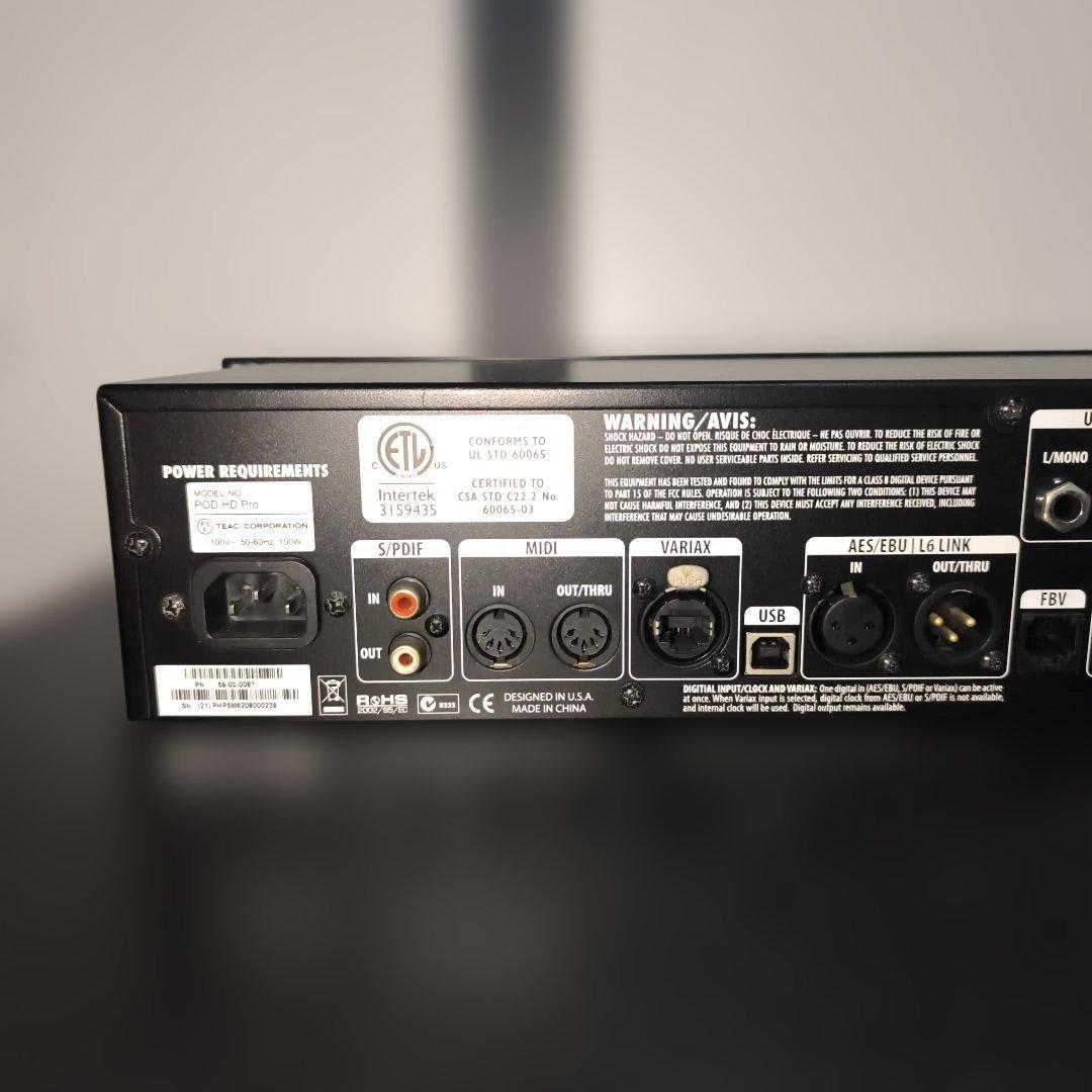 LINE6 POD HD PRO アンプシミュレーター