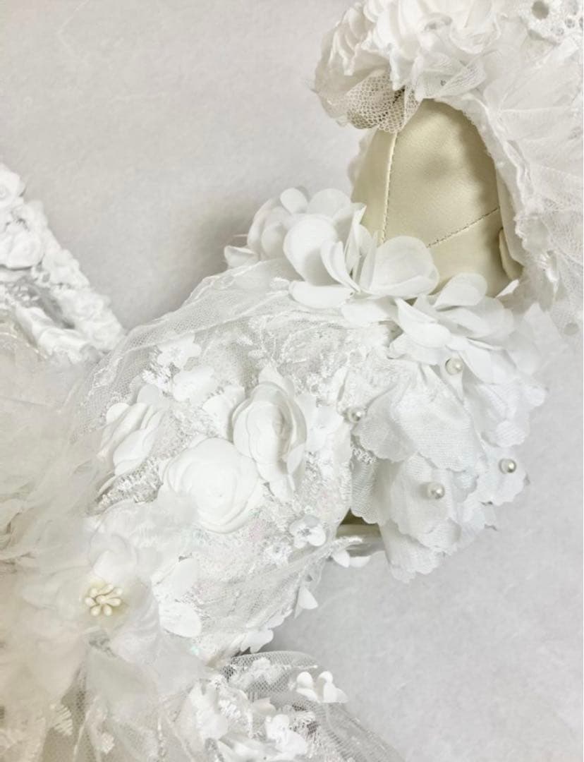 BONNIE&CO (XSサイズ) ドレス　犬服　ウエディングドレス